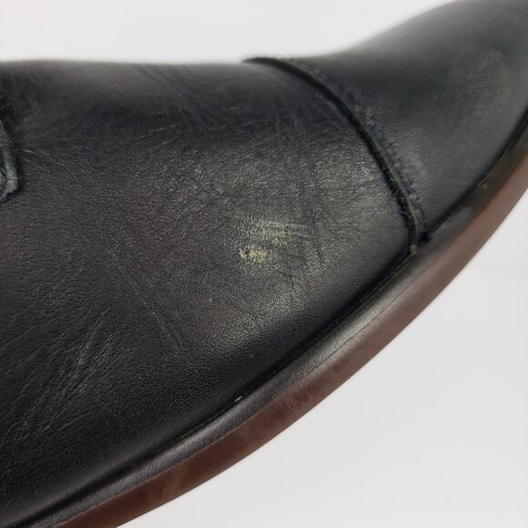 Florsheim Postino Cap Mens Size 11 D Black Leather Oxford Dress Shoes 15149-001 main image 4